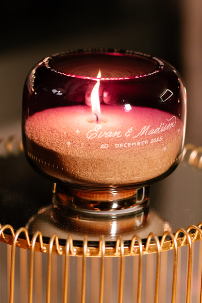 Personalized Caviar Candle